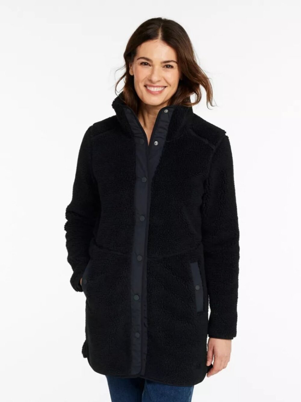 L.L. Bean Women's Bean's Sherpa Fleece Coat